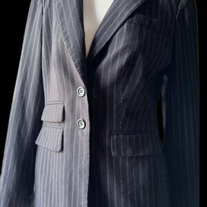 Pinstripe Blazer